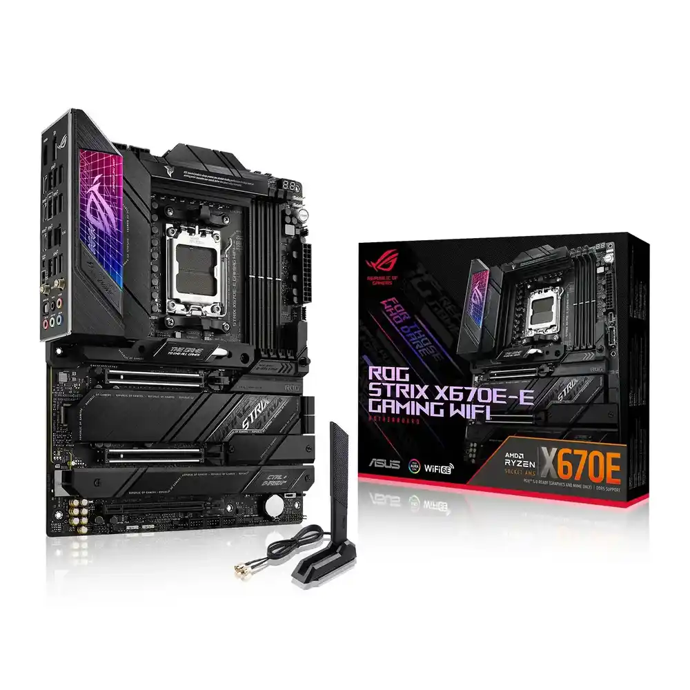 ASUS AMD Ryzen ROG STRIX X670E-E GAMING WIFI AM5 PCIe 5.0 ATX Motherboard